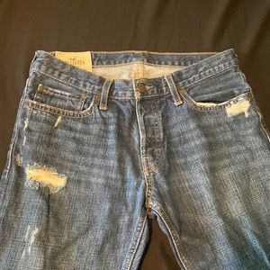 Mens Hollister Ripped Denim. 32x34.